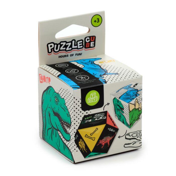 Puzzle Cube-Hlavolam-kostka -hračka-Dinosauria