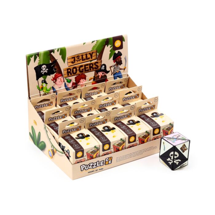 Puzzle Cube-Hlavolam-kostka -hračka-Pirát Jolly Rogers