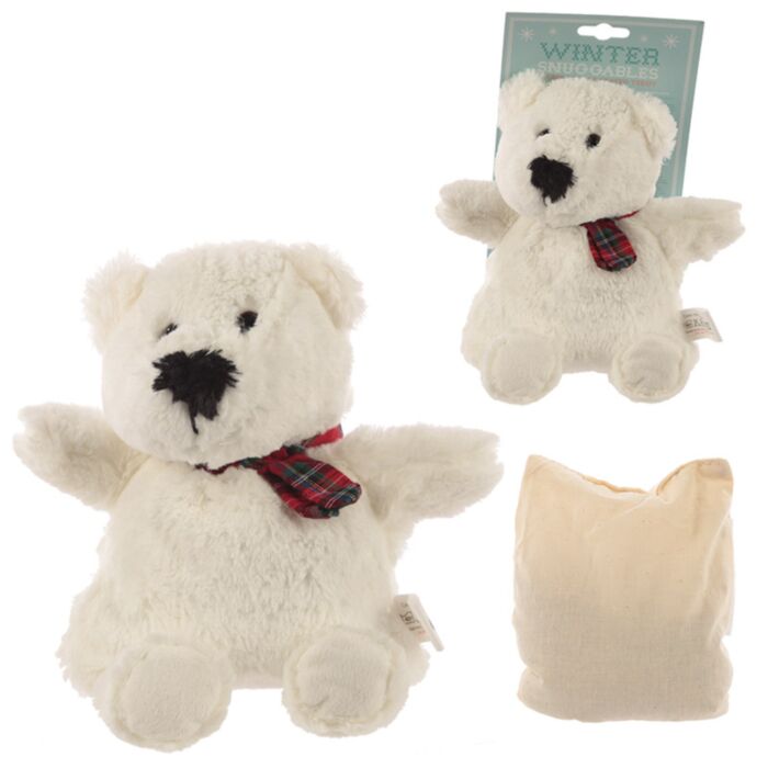 Nahřívací polštářek Snuggables Lední medvěd