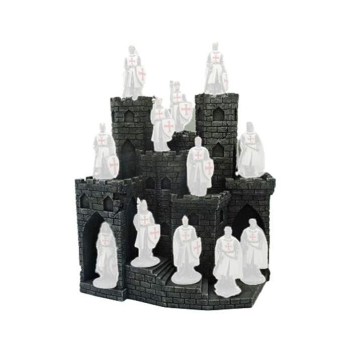 Stojan na figurky -  Hrad - Středověký rytiř