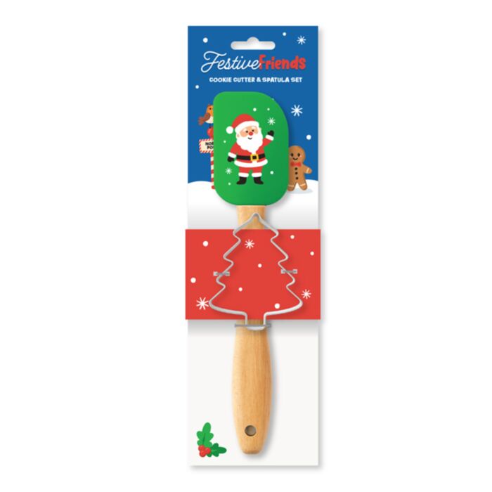 Vykrajovátko na cukrový a stěrka - vánoční - Festive Friends