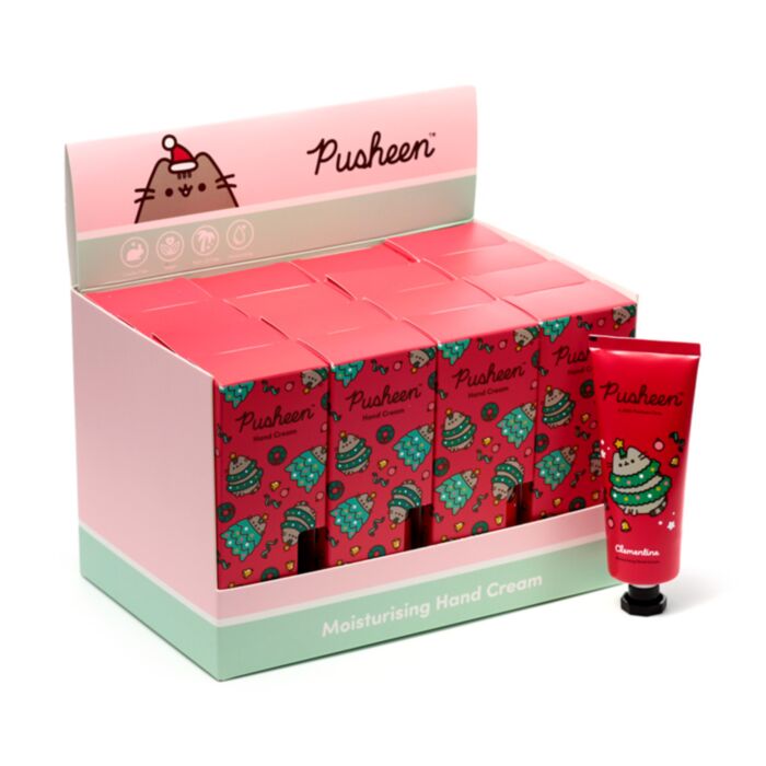 Hydratační krém na ruce 50 ml - Vánoční Kočka Pusheen Clementine