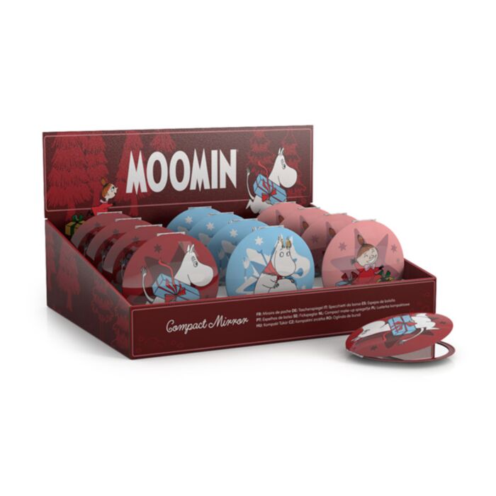 Kompaktní zrcátko - vánoční - Moomin - Mumínek