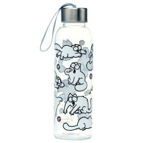 Nerozbitná láhev z PVC 500ml - Simonova kočka Simon's Cat 2021 Nerozbitná láhev z PVC 500ml - Simonova kočka Simon's Cat 2021