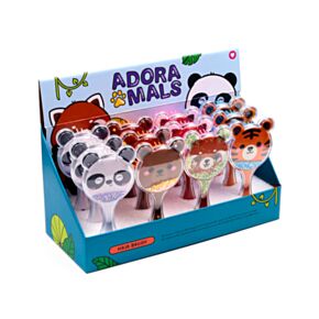 Kartáč na vlasy - glitter - Zvířátka Adoramals 
