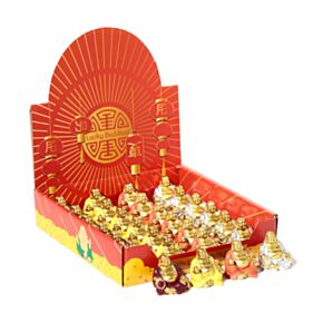 Dekorace - soška - Mini Buddhase zlatým efektem Dekorace - soška - Mini Buddhase zlatým efektem