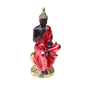 Dekorace - soška - Thai Buddha - osvícení - červeno černo zlatá Dekorace - soška - Thai Buddha - osvícení - červeno černo zlatá