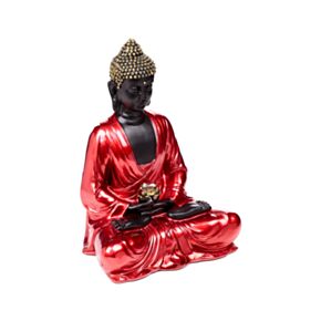 Dekorace - soška - Thai Buddha - kompletace - červeno černo zlatá Dekorace - soška - Thai Buddha - kompletace - červeno černo zlatá