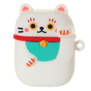 Pouzdro na bezdrátová sluchátka Maneki Neko - kočka pro štěstí Pouzdro na bezdrátová sluchátka Maneki Neko - kočka pro štěstí