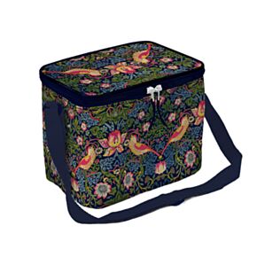 Termotaška -  velká - oxfordská tkanina - William Morris - Ptáček
