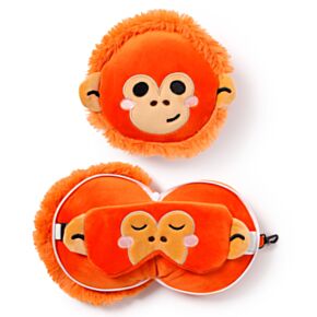 Cestovní polštář a maska na oči Relaxeazzz-Adoramals - Orangutan Cestovní polštář a maska na oči Relaxeazzz-Adoramals - Orangutan