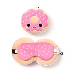 Cestovní polštář a maska na oči Relaxeazzz-Adorasnacks - Donut Cestovní polštář a maska na oči Relaxeazzz-Adorasnacks - Donut