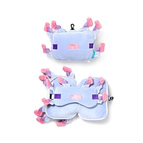 Cestovní polštář a maska na oči Relaxeazzz - Minecraft Axolotl Cestovní polštář a maska na oči Relaxeazzz - Minecraft Axolotl