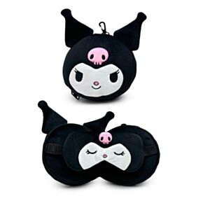 Cestovní polštář a maska na oči Relaxeazzz - Hello Kitty Kuromi Cestovní polštář a maska na oči Relaxeazzz - Hello Kitty Kuromi