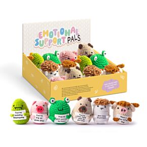 Emoční postavička - háčkovaná - Zvířátka Mix 2 Emoční postavička - háčkovaná - Zvířátka Mix 2