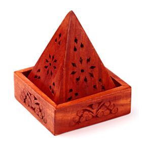 Krabička - vonné tyčinky- mangové dřevo - pyramida - Květiny Krabička - vonné tyčinky- mangové dřevo - pyramida - Květiny