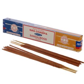 Vonné tyčinky Nag Champa 01331 Satya & Santalové dřevo Vonné tyčinky Nag Champa 01331 Satya & Santalové dřevo