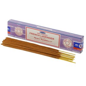 Vonné tyčinky Nag Champa 01353 Satya Francouzská levandule Vonné tyčinky Nag Champa 01353 Satya Francouzská levandule