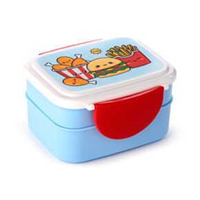 Svačinový box s příborem Bento box - Foodiemals Svačinový box s příborem Bento box - Foodiemals