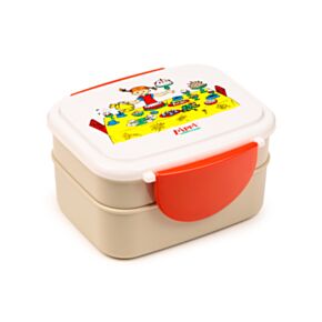 Svačinový box s příborem Bento box - Pipi Dlouhá punčocha Svačinový box s příborem Bento box - Pipi Dlouhá punčocha