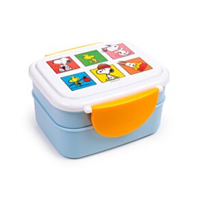 Svačinový box s příborem Bento box - Peanuts Snoopy & Woodstock Svačinový box s příborem Bento box - Peanuts Snoopy & Woodstock