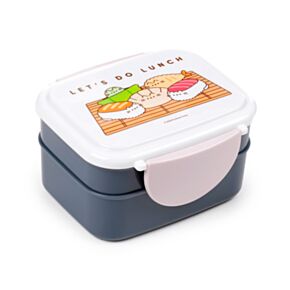 Svačinový box s příborem Bento box - Kočka Pusheen - Bento Club Svačinový box s příborem Bento box - Kočka Pusheen - Bento Club