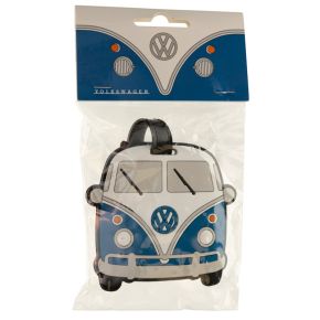 Visačka na zavazadl o- Volkswagen Campervan VW T1- modrá PVC Visačka na zavazadl o- Volkswagen Campervan VW T1- modrá PVC
