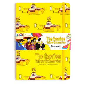 Linkovaný A5 zápisník z recyklovaného papíru - The Beatles Yellow Submarine Linkovaný A5 zápisník z recyklovaného papíru - The Beatles Yellow Submarine