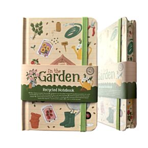 Linkovaný A6 zápisník z recyklovaného papíru - In the Garden - Zahrada Linkovaný A6 zápisník z recyklovaného papíru - In the Garden - Zahrada