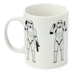 Bílý porcelánový hrnek Originální Stormtrooper Bílý porcelánový hrnek Originální Stormtrooper