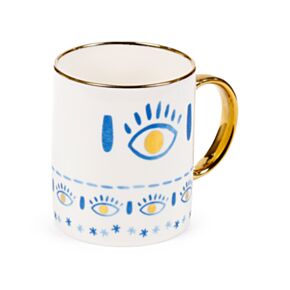 Porcelánový hrnek - 300 ml - Evil Eye - Boží oko - talisman Porcelánový hrnek - 300 ml - Evil Eye - Boží oko - talisman