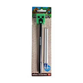 Propiska gumovací - 2 náplně - Minecraft Creeper Propiska gumovací - 2 náplně - Minecraft Creeper