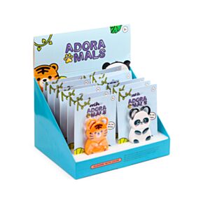 Dětské nůžky s krytem - magnetický - Adoramals -Zvířátka -panda,tygr Dětské nůžky s krytem - magnetický - Adoramals -Zvířátka -panda,tygr