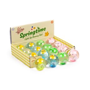 Skákací míček - blikající - LED - Springtime - Jaro - Králík - Kuřátko Skákací míček - blikající - LED - Springtime - Jaro - Králík - Kuřátko