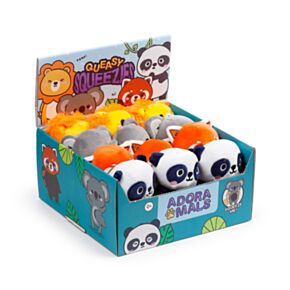 Plyšová mačkací hračka antistres - Queasy Squeezies - Zoo Mix 1 Plyšová mačkací hračka antistres - Queasy Squeezies - Zoo Mix 1