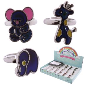 Náladové prstýnky dětské Zvířátka Náladové prstýnky dětské Zvířátka