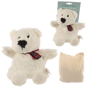 Nahřívací polštářek Snuggables Lední medvěd