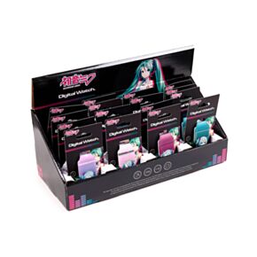 Digitální silikonové hodinky - Hatsune Miku 
