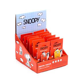 Digitální silikonové hodinky - Peanuts Snoopy & Woodstock Digitální silikonové hodinky - Peanuts Snoopy & Woodstock