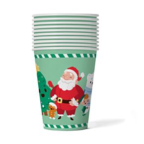 Kelímek - papírový - vánoční - 10 ks - 250 ml - Jingle Bunch Kelímek - papírový - vánoční - 10 ks - 250 ml - Jingle Bunch