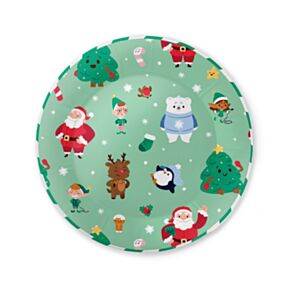 Talíř - papírový - vánoční - 10 ks - 23 cm - Jingle Bunch Talíř - papírový - vánoční - 10 ks - 23 cm - Jingle Bunch